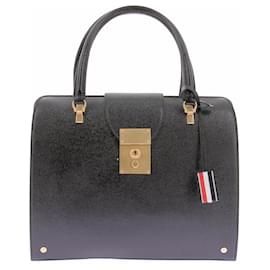 Borsa tote "Mr. Thom" in pelle granulata - Thom Browne