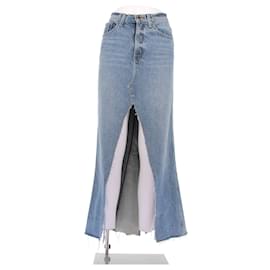 Saia jeans azul Khaite