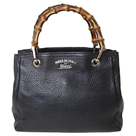 Borsa a mano/Borsa a tracolla 2-Way GUCCI Bamboo in nero - Gucci