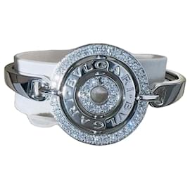 Bulgari Pulsera Bvlgari Grilia Luna en oro blanco y diamantes