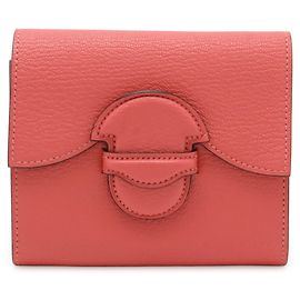 Hermès Cartera Bi-fold Rose Azalee Hermes