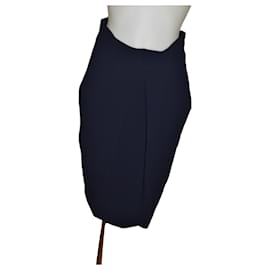 Falda Midi Jean Paul Gaultier Azul Oscuro