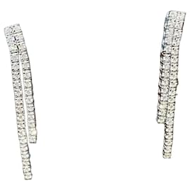 Damiani Orecchini Flowing Diamanti e Platino