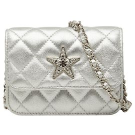 Borsa a Spalla Pouch Chanel Mini Matelassé Coco Mark Chain