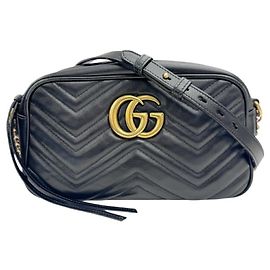 Piccola borsa a tracolla trapuntata GUCCI GG Marmont