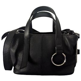 Liebeskind Berlin Millennium Satchel M Borsa a mano in pelle nera