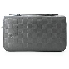 Louis Vuitton Damier Infini Zippy XL Organizador Redondo Cartera Larga