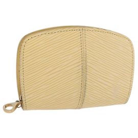 LOUIS VUITTON Epi Porte Monnaie Z Porte-monnaie Vanilla LV Auth BA12983