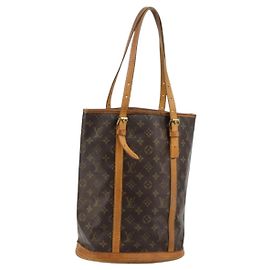 LOUIS VUITTON Borsa a Spalla Monogram Bucket GM M42236 LV Auth bs35328