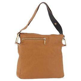 Chloé Chloe Schultertasche aus Leder Braun Gold Auth 180199