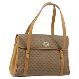 Borsa GUCCI Micro GG Supreme in PVC Beige Oro 000 46 4857 Auth 182375