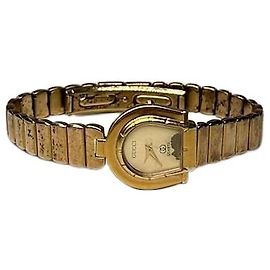 Reloj de pulsera Gucci vintage en metal dorado c. 1990s Oro