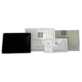 Cartera Vintage Givenchy de piel de becerro negra y plata