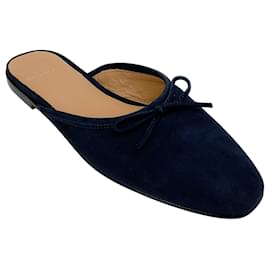 Mules Joy in scamosciato blu navy Ann Mashburn - Autre Marque