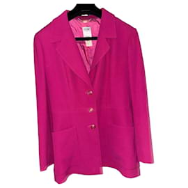 Celine Blazer de lana rosa - Céline