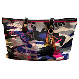 Tote Dior Anselm Reyle Medium Canvas Camouflage 2011