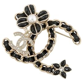 Spilla a Fiore con Strass Chanel