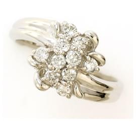 Platinring mit Diamant - Autre Marque