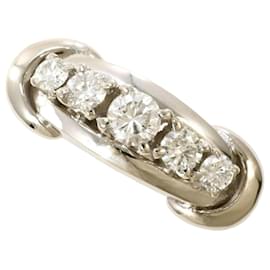 Platinring mit Diamant - Autre Marque