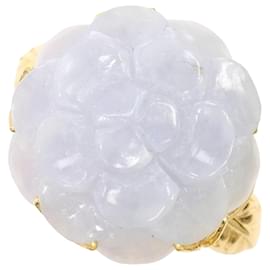 14K Gelbgold Jade Ring - Autre Marque