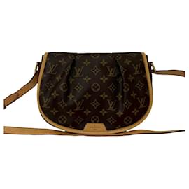 Borsa a tracolla Louis Vuitton Menilmontant PM in pelle monogramma