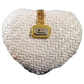 Courreges Courrèges Paris Bolsa Coração Trançada
