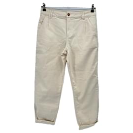Vaqueros SéZane Beige de Algodón Talla 38