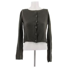 Prada Cardigan aus Wolle Grün Größe 38