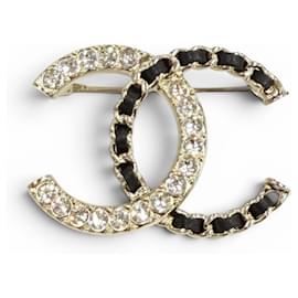 Spilla Chanel Coco Mark con strass
