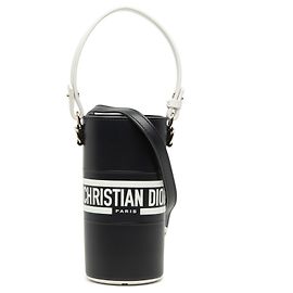 Portabottiglie Dior in pelle nera Vibe