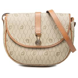 Dior Crossbody-Tasche aus beschichtetem Canvas Beige Honeycomb