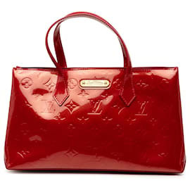 Louis Vuitton Red Monogram Vernis Wilshire PM