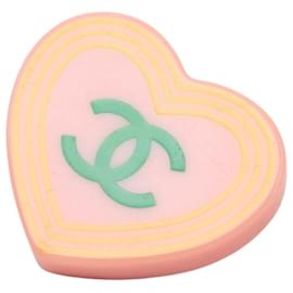 Spilla Cuore in Resina CC Rosa Chanel