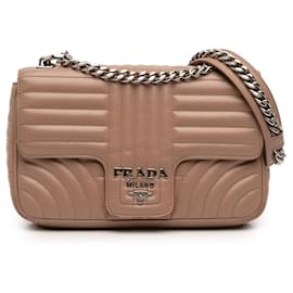 Borsa Prada Beige Medium Soft Calf Impunture Diagramme