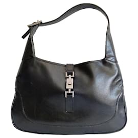 Gucci Jackie Borsa a tracolla in pelle nera