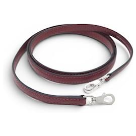 NEUF ANSE BANDOULIERE HERMES POUR SAC MINI KELLY 91 CM CUIR ROUGE CROSS STRAP - Hermès