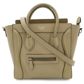 Céline Borsa a mano in pelle Celine Luggage Nano Shopper
