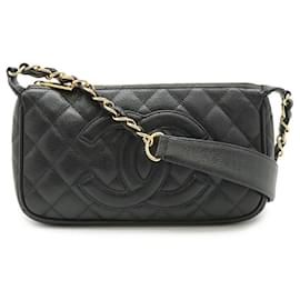 Borsa a tracolla Chanel Caviar Matelasse Chain