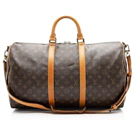 Louis Vuitton Vintage Monogram Canvas Keepall Bandouliere 50 Duffle