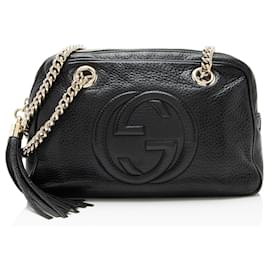 Piccola borsa a tracolla Gucci Leather Soho Chain