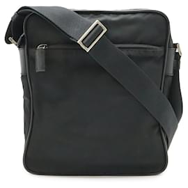 Borsa Messenger in Nylon e Pelle Prada