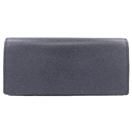 Cartera larga de cuero Valextra