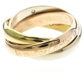 Cartier Trinity Ring mit 3 Diamanten