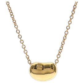 Tiffany & Co Collar Tiffany Bean en oro rosa