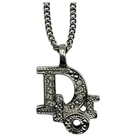 Collana Christian Dior Logo Cristalli e Strass