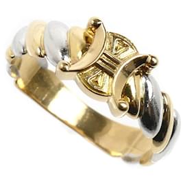 Celine Macadam Ring aus 18K Gelbgold und Platin - Céline