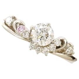 Anello a fascia in platino PT900 con diamanti - Autre Marque