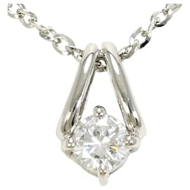 Autre Marque Collana in platino PT900 e diamanti