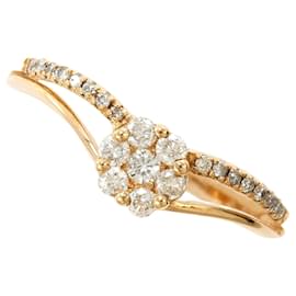 10K Roségold Diamantring - Autre Marque