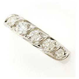 Autre Marque PT900 Platinring mit Diamant